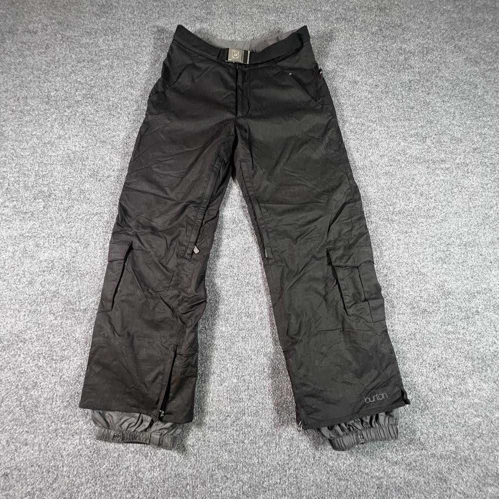 Burton Windbreaker Pant Women's S Black Nylon Tapered Hiking Gorpcore Camping